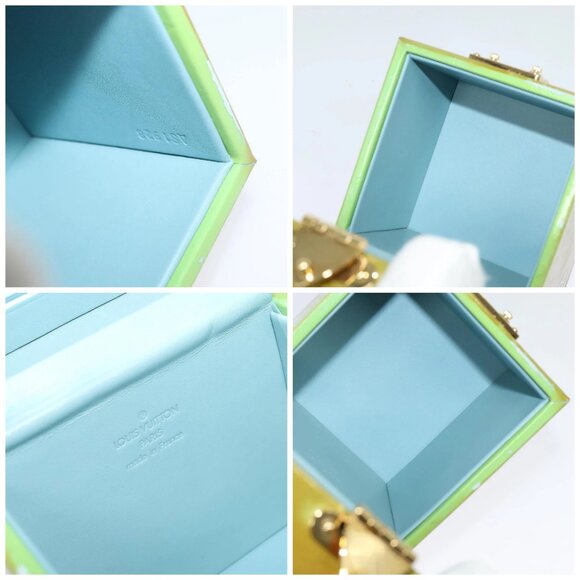 LOUIS VUITTON Monogram Vernis Bleecker Pouch Baby Blue - Picture 15 of 16